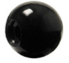 Phenolic Ball Knob, Plastic Molded Threads