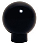 Phenolic Ball Knob with Shank, Brass Insert