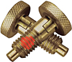 Knurled Knob Style - Brass