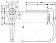 Heavy Duty Outside Handles for use with 7011 Locks