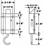 Spring Loaded Bolts with Fingerpull