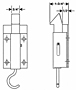 Spring Loaded Bolts with Fingerpull