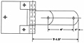 Laminated Steel Square Corner Hinges