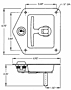 Recessed Folding T-Latches