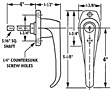 375 NON-LOCKING LEVER HANDLE